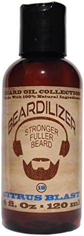 Beardilizer ® Beard Oil Collection - #18 Citrus Blast 4 Oz - Made with 100% Natural Ingredients