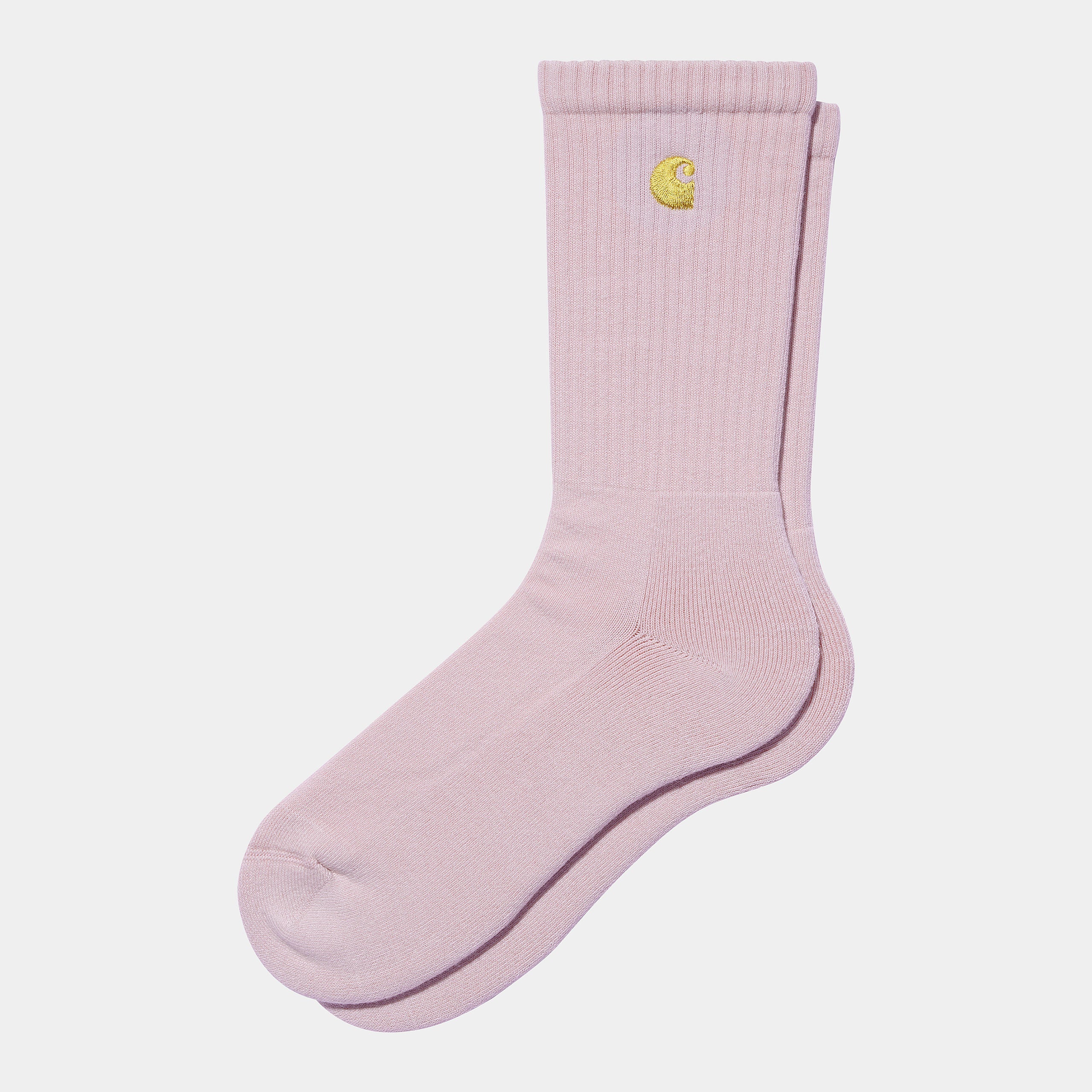 Carhartt WIP Mens Chase Socks - Pale Quartz / Gold