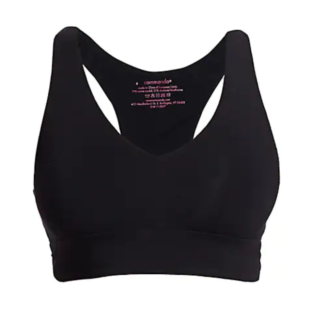 Butter Soft-Support Racerback Bralette (Black)