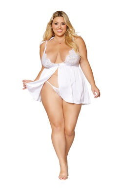 Babydoll w/ Lace Cups & G-String